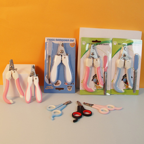 Juego De Cortaúñas Para Mascotas Paper Card Curling Blue Tru