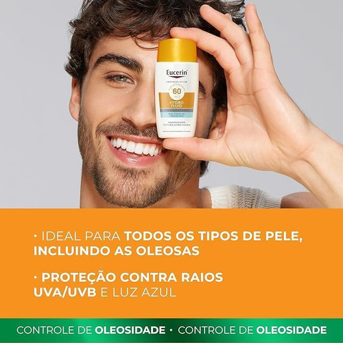 Kit Protetor Solar Eucerin Hydro Fluid Fps 60 50ml