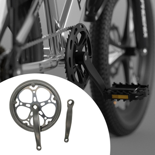 Juego De Bielas Para Bicicleta, Plato Único, Juego De Brazo