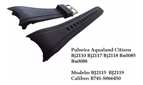 Pulseira Aqualand Citizen Bj2115 Bj2119 Calibre B741-s066450