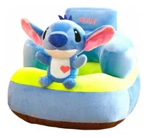 Comprar Soporte Sillón Aprender A Sentarse Bebé Azul Corazón Bordado