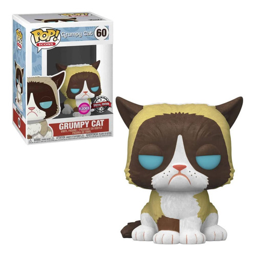 Grumpy Cat Flocked Funko Pop! Figura De Vinilo