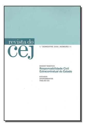 Rev. Do Cej - 1 Semestre 2009 - Numero 11, De Editora Almedina., Vol. Direito Civil. Editora Almedina, Capa Mole Em Português, 20