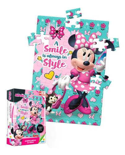 Juego De Mesa Ronda Puzzle  Disney Jr. Minnie 55 Pcs Oferta