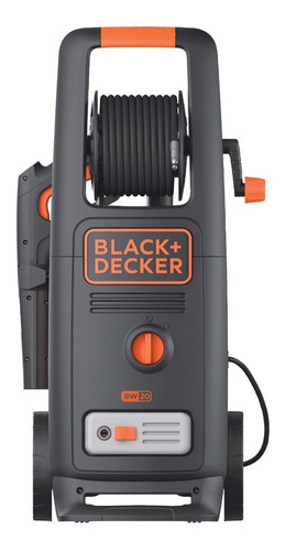 Imagen 1 de 3 de Hidrolavadora eléctrica Black+Decker BW20 negra y naranja con 2030psi de presión máxima 220V