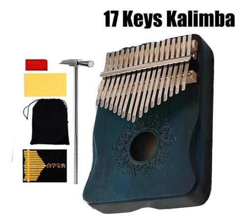 17 Teclas Kalimba, Instrumento Musical, Madera B Kalimba