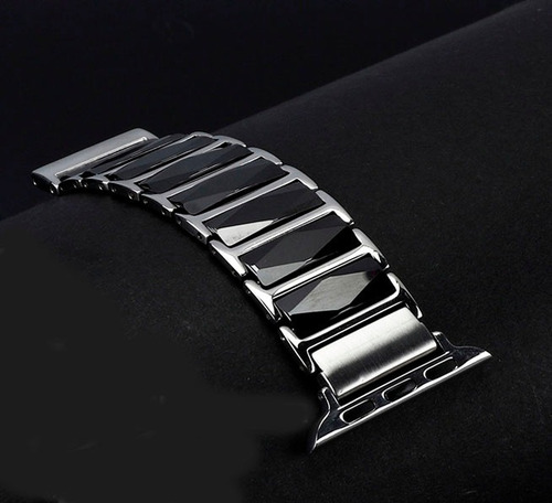 Imagen 2 de 4 de Malla Acero Inoxidable 316l Con Ceramica Apple Watch 38-42mm