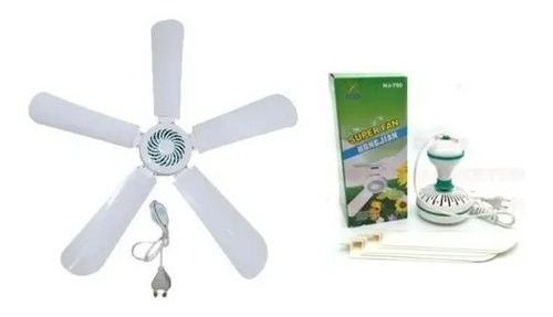 Ventilador Techo Ahorro Energía 5 Aspas 18w Hj790