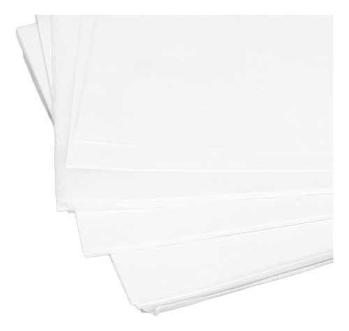 Papel De Calco, 250 Hojas, Color Blanco Translúcido, Estampa