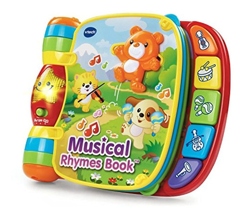 Vtech Musical Rhymes - Libro De Rimas Musicales, Color Rojo