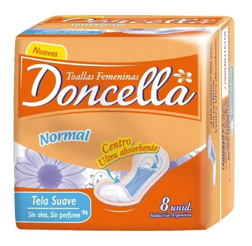 Toalla Doncella Sin Alas 10 Pack 80 Unidades ( Zona Sur )