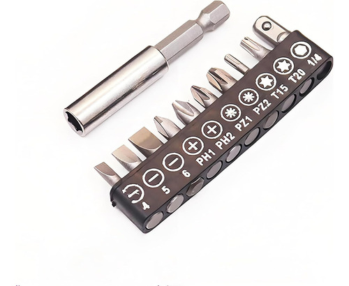 Juego De Destornillador Con 21 Puntas Y Extensor Flexible