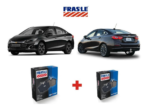 Pastilhas Freio Dian Tras Gm Cruze Turbo 1.4 16v 2020 Frasle