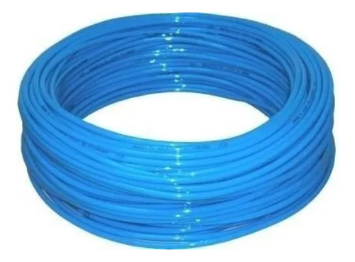 Tubo Poliuretano Pu 10mm Azul - Pneumático Rolo Com 25 Mts