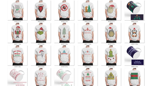 Vectores Digitales Navidad Vol1, Eps, Cdr, Pdf, Sublimar
