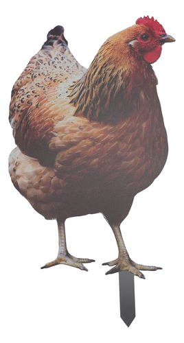 Estaca Acrílica De Imitación De Gallina Para Tapón De Suelo,
