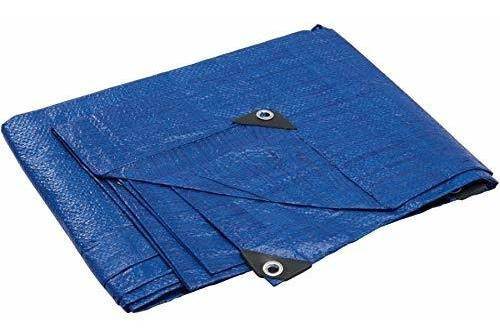 8' 10' Light Duty Blue Poly Tarp