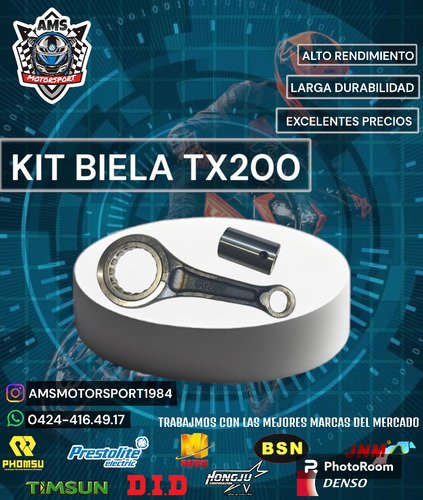Kit De Biela Tx200
