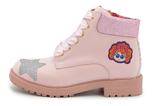 Bota Niña Moda Distroller Chamoy Rosa Pastel Arcoiris 18-25
