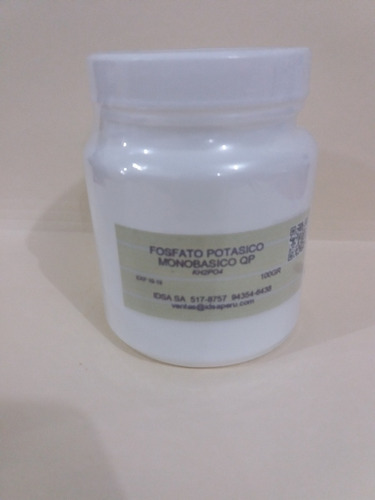 Fosfato De Potasio Monobásico Al 99% Mkp (kh2po4) 100 Gr.