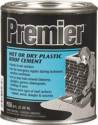 Cemento Para Techos Henry Premier, Negro, 30 Oz, 12 G