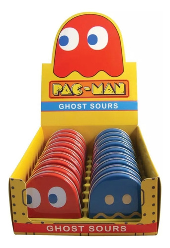 Dulces Importados - Fantasma De Pac-man Aciditos - 18 Pzas