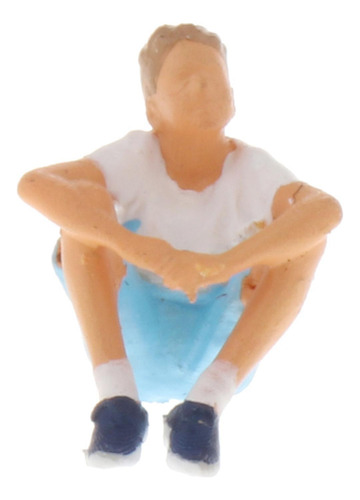 Figuras Pequeñas De Resina Diorama 1:64 Chico Blanco