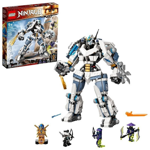 Kit Lego Ninjago Combate En El Titán Robot De Zane 71738 +3