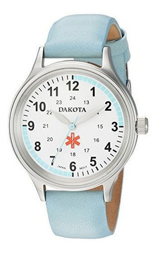 Reloj De Mujer Casual De Cuero De Cuarzo Dakota Nurse (model