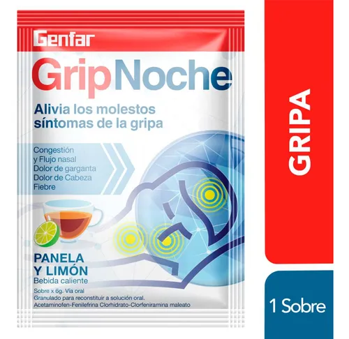 Genfargrip 24 Sobres Noche Genfar