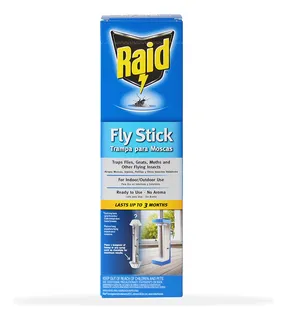Raid Fly Stick Trampa Para Moscas Interior Exterior