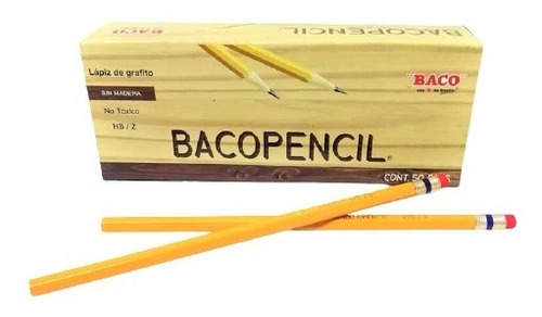 Lapiz De Grafito Baco Bacopencil 53312 Dureza 2hb 10 Piez /v