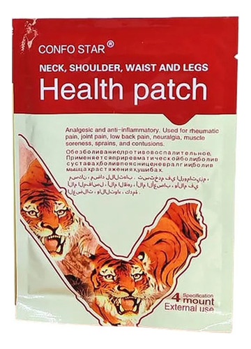 Pack 4 Parches Chinos Terapia Natural Para Dolor Premium