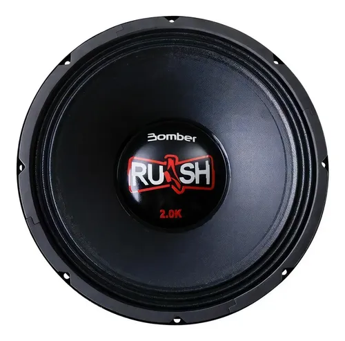 Woofer Bomber Rush 2.0k 12 1000 Watts Rms 4 Ohms Bomber Preto