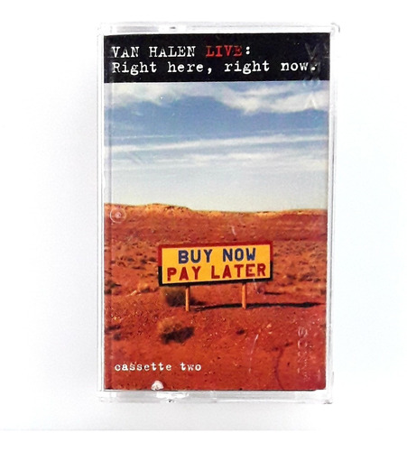 Casete Van Halen  Live Right Here  Now Vol 2 Ed  Usa   Oka (Reacondicionado)