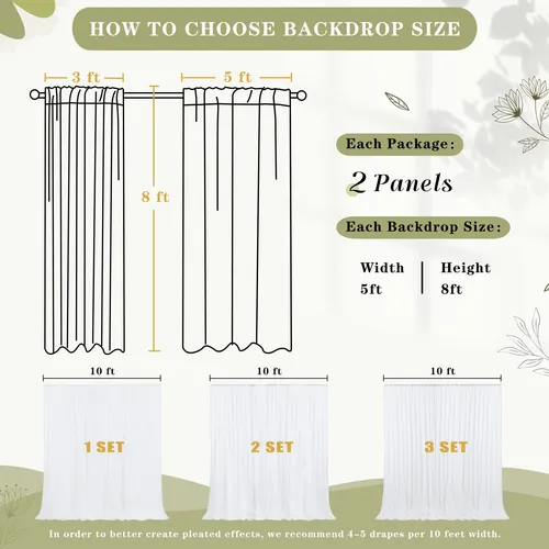 Cortinas Blancas De Boda, Elegancia Y Romance Garantizados