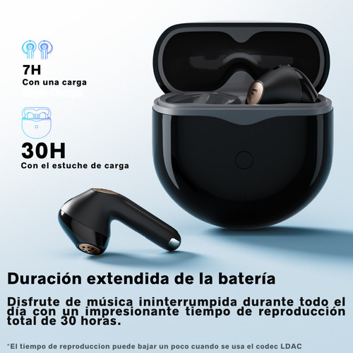 Audífonos Bluetooth Soundpeats Air4 Lite Sonido Hi Res Soporte Del Codec Ldac