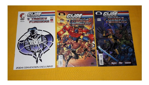 G.i. Joe Vs Transformers Lote 3 Numeros Image Comics Usa (Usado)