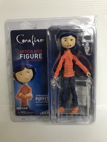 Coraline Jones In Striped Shirt Figura 17cm Neca Original