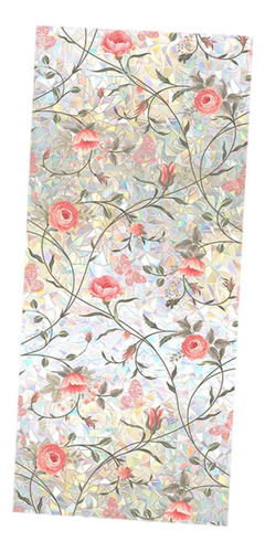 Calcomanía De Vidrio Disvalor Ventana De Flores Estilo B