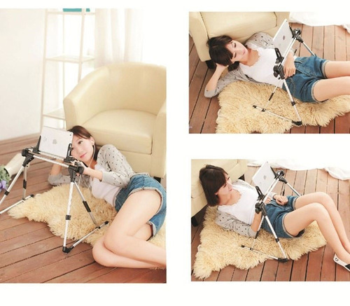 Imagen 5 de 5 de 2pcs iPad Floor Stand Titular Monte Aire Mini Tablet Samsung