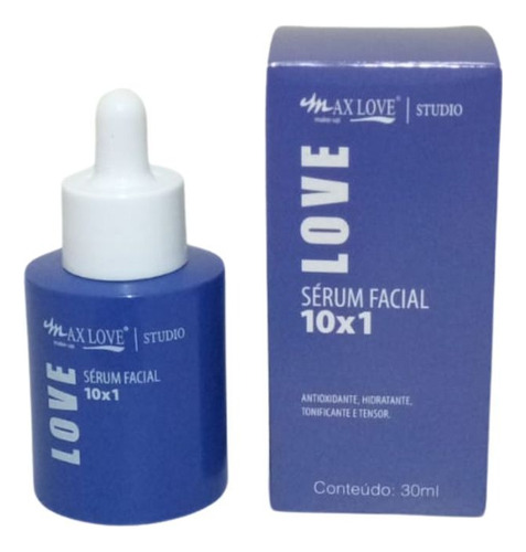 Sérum Facial 10x1 30ml Max Love Momento de aplicação Dia/Noite Tipo de pele Normal
