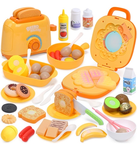 Set De Cocina Infantil Con Electrodomésticos De Colores Camb Color