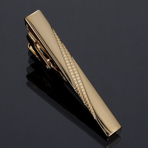 Simple Short Tie Clip Men's Fashion Accessories Copper