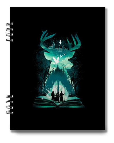 Imagen 6 de 6 de Bitácora Bond Harry Potter Carta 100 Hojas Bond 75 Grs
