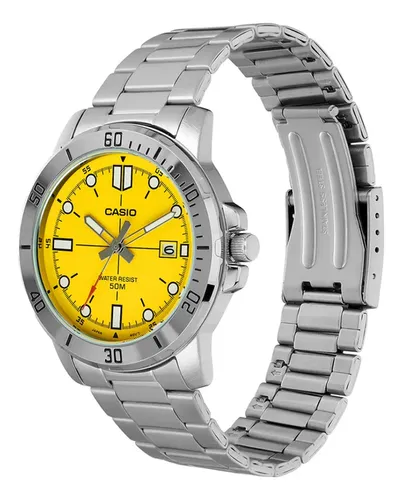 Reloj Casio Acero Hombre Mtp-vd01d-9e Cal Sumerg- Taggershop
