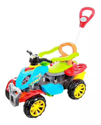 Quadriciclo Infantil a Pedal Spider - Maral com Empurrador, Shopping