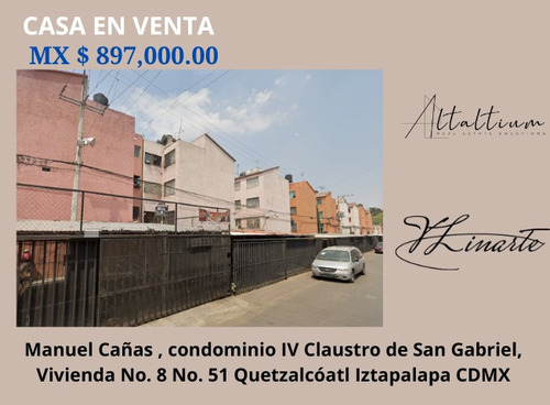 Casa En Quetzalcoatl Iztapalapa Cdmx I Vl11-bn-017