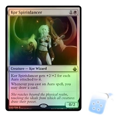 Hoja Kor Spiritdancer Battlebond Magic Mtg Menta Tarjeta