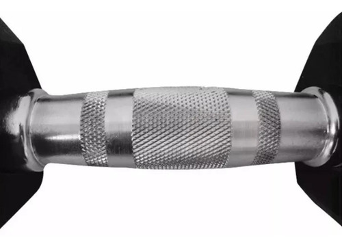 Imagen 2 de 6 de Mancuerna Hexagonal Engomada 7.5kg Fitness X Par Importadas